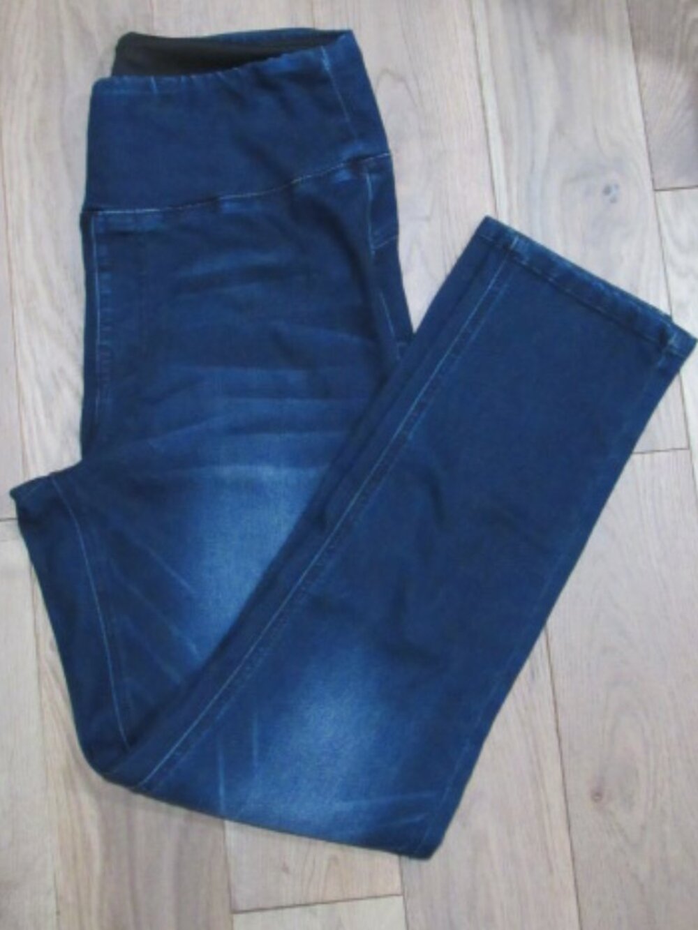 DG2 Tummy Control Pull on Straight Leg Jeans 12